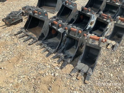 Quantity of (4) Prosource  Digging Excavator Bucket - Fits Sany SY26 (Unused)