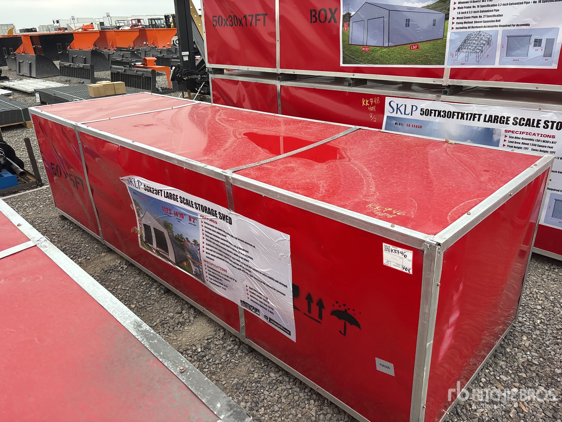 2026 SKLP SK-S5025 50 ft x 25 ft Livestock Shelter (Unused)