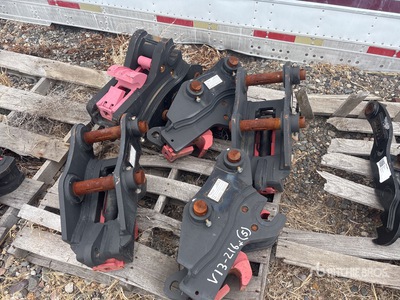 Quantity of (5) Quick Coupler - Fits Sany SY60 (Unused)