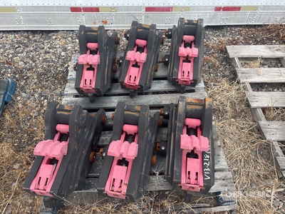 Quantity of (6) Quick Coupler - Fits Sany SY60 (Unused)