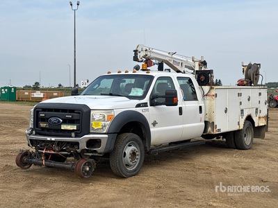 2016 Ford F-550 XL 4x4 Crew Cab Hi-Rail Servicewagen