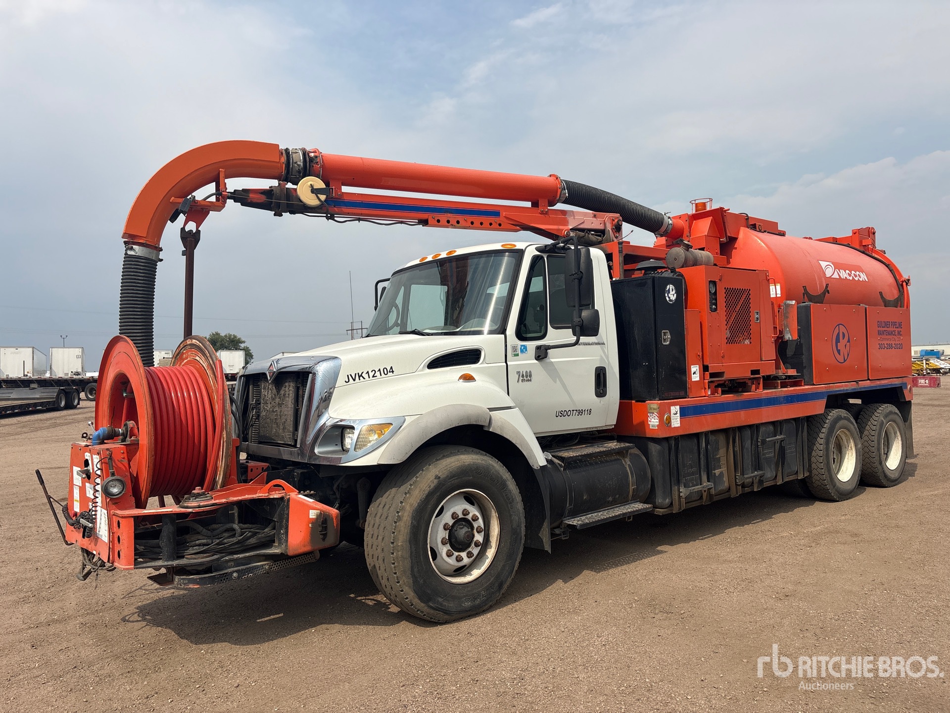Vac-Con on 2007 International 7400 6x4 Vacuum Excavator Truck
