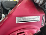 Engine with Emission Certification Label