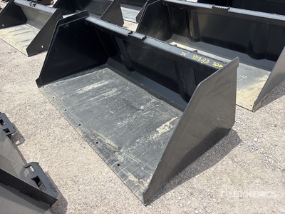 Mid-State 74 in High Volume Skid Steer Bucket (Unused)