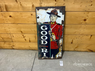 Vintage Porcelain Goodrich Sign