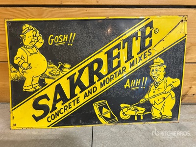 Vintage Sakrete Sign