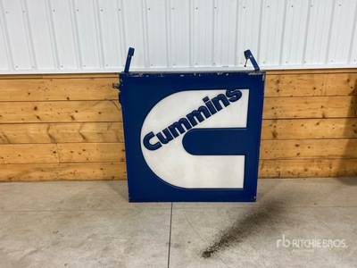Cummins Original Light Up Hanging Dealership Sign
