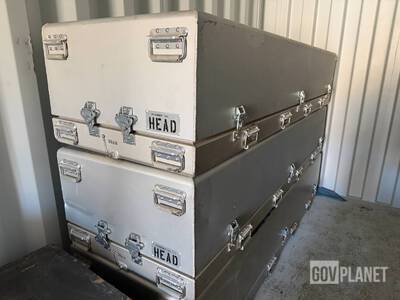LOT OF 2 -REMAINS TRANSFER CASES Aluminum Alloy. Outside Measurements: 7.35' Long x 2.35' Wide