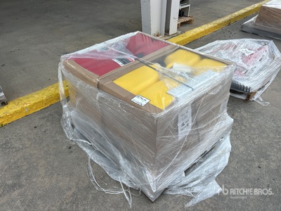 Quantity of (16) 5 Gal Liquid Utility Jug (Assorted Colors)