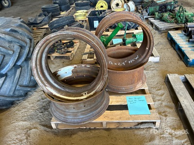 Quantity of (4) Rims for Dubuque Tractors