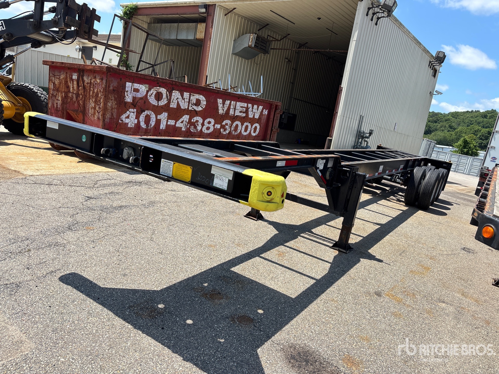 2023 Cheetah 8400G 40 ft Tri/A Container Trailer