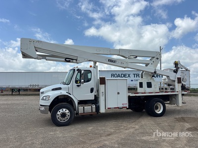2014 Versalift VST-7500I 80 ft on 2015 Freightliner M2 106 4x2 Bucket Truck