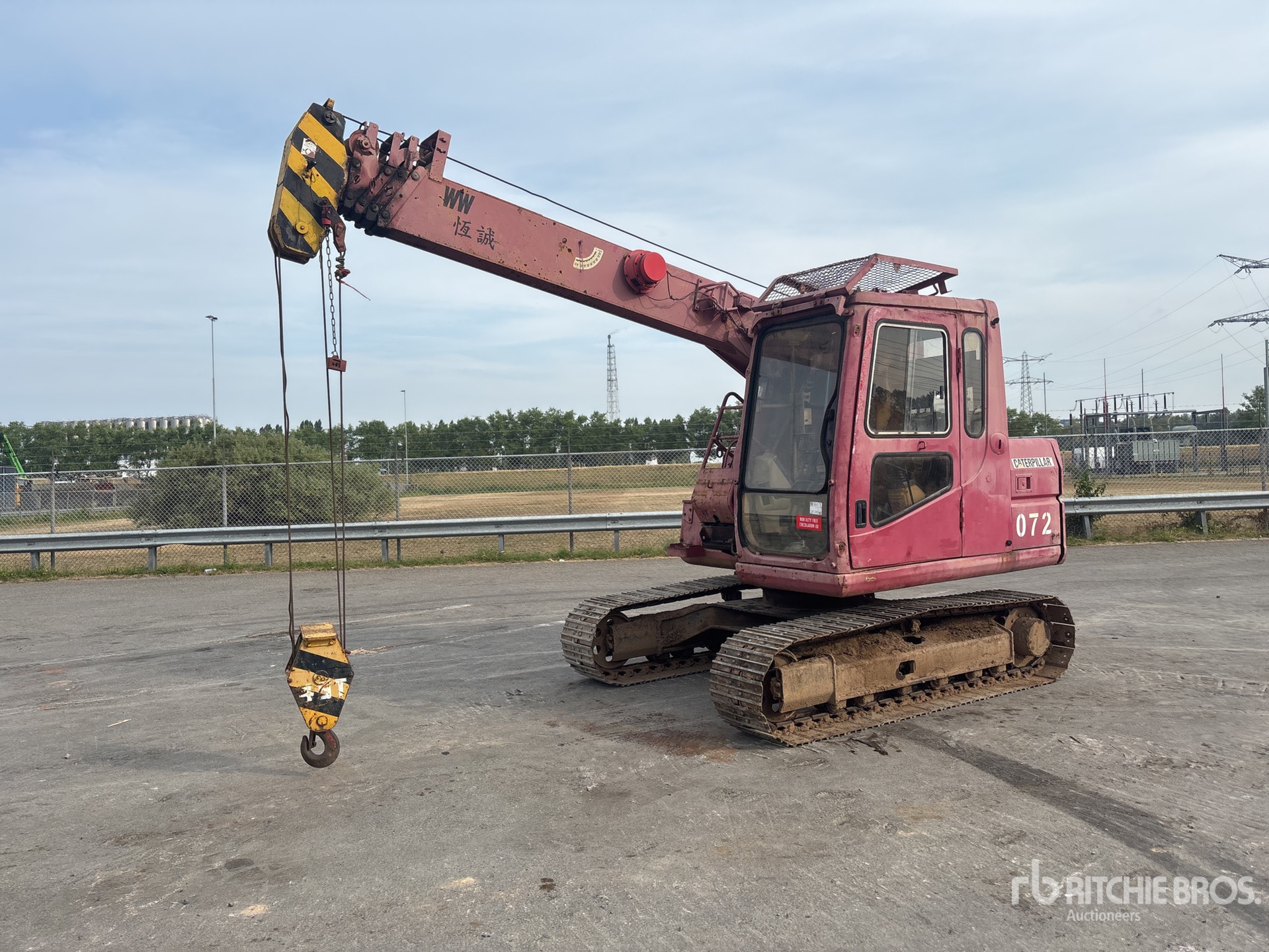 1998 Cat 307 Telescopic Crawler Crane