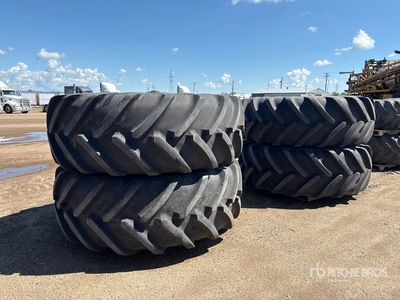 Quantity of (4) 710/70R42 Pneumatici - Fits John Deere R4045