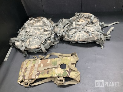 (15) Assault Packs, (6) Large Field Pack Sets & Assorted Items