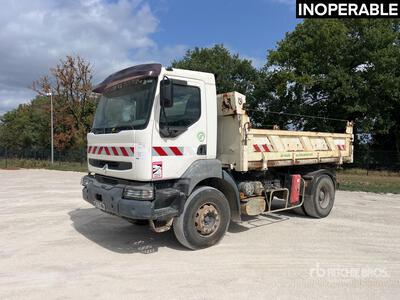 2005 Renault Kerax 4x2 Camion Bi Benne Camion à benne basculante S/E (Inoperable)