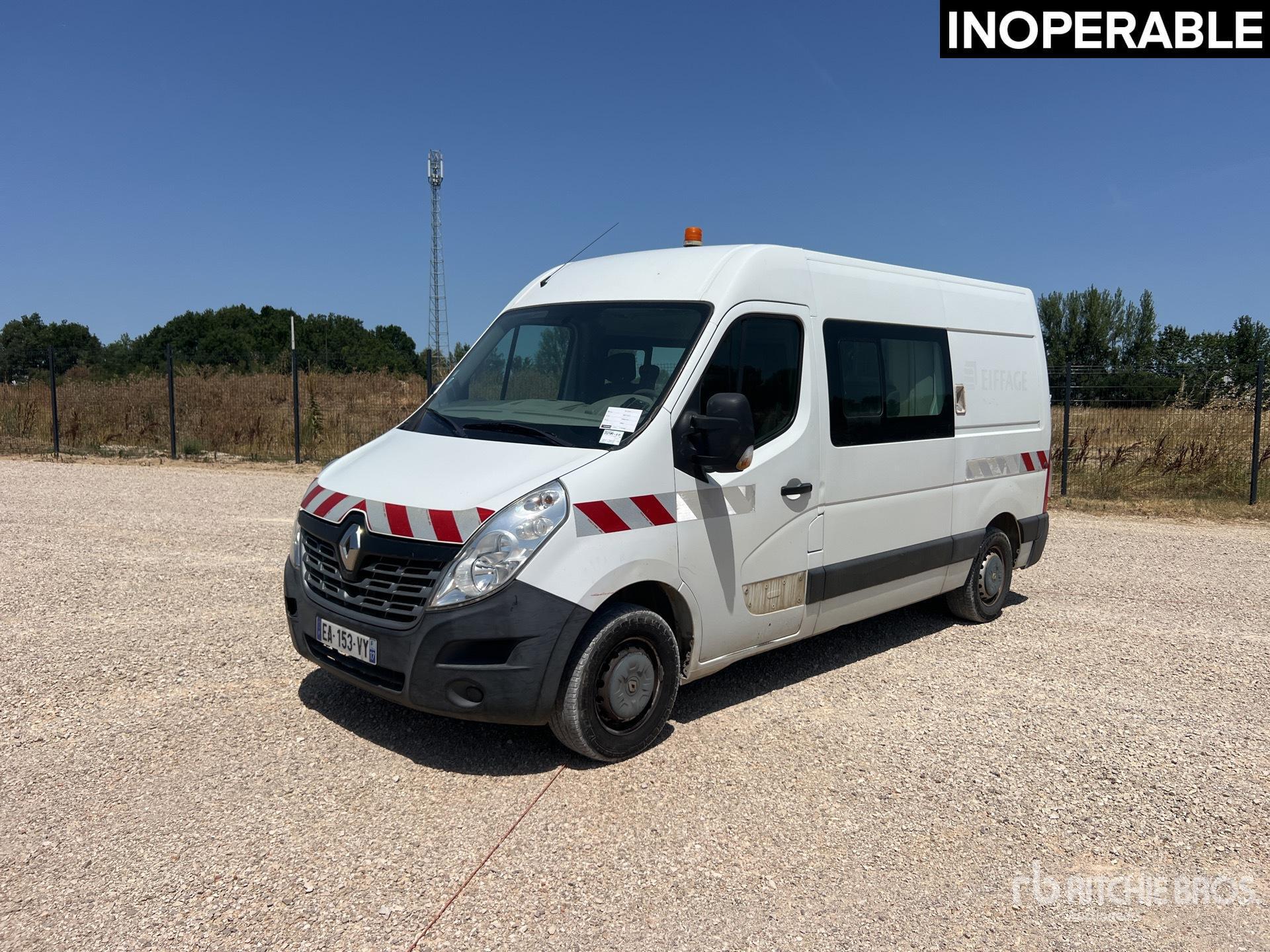 2016 Renault Master Vehicule Utilitaire Cargo Van (Inoperable)