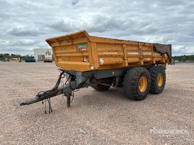 2005 Robuste 2000 RB18TP T/A Semi Remorque Benne 2 Essieux Tipping Trailer