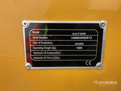 2026 HMB CAT345 54 in Digging Cucharon para Excavadora (Sin Usar) / Excavator Bucket - Fits 40 - 50 ton Excavators (Unused)