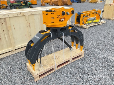 2026 JW JW04G Grapa para Miniexcavadora (Sin Usar) / Excavator Grapple - Fits 4 - 8 ton Excavators (Unused)