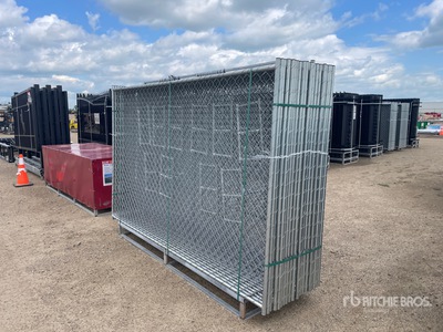Quantity of (20) 2026 GLWF100722 9 ft 4 in x 5 ft 11 in Chain Link Steel Fencing (Unused)
