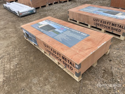 2026 AGR-LS1220 12 ft x 20 ft Metal Abri pour le bétail (Unused)
