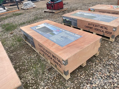 2026 AGR-LS1228 11 ft 2 in x 28 ft Metal Abri pour le bétail (Unused)