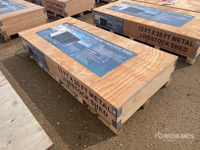 2026 AGR-LS1220 20 ft 4 in x 11 ft 2 in Metal Livestock Shelter (Unused)