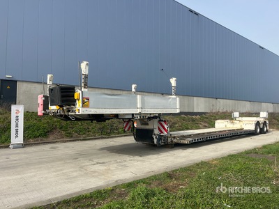 2015 Faymonville F-S42-1ACA 42 ton T/A 14.68 m - 20.18 m Extendable Single Drop Removable Gooseneck Tieflader