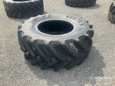 Quantity of (1) Mitas TL 152 D  SFT 600/70R30 Tires
