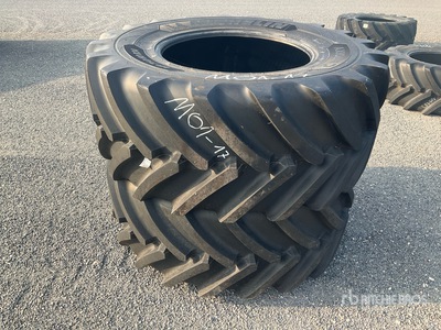 Quantity of (2) Michelin VF TL 173D  AXIOBIB2 710/60R34 Pneus