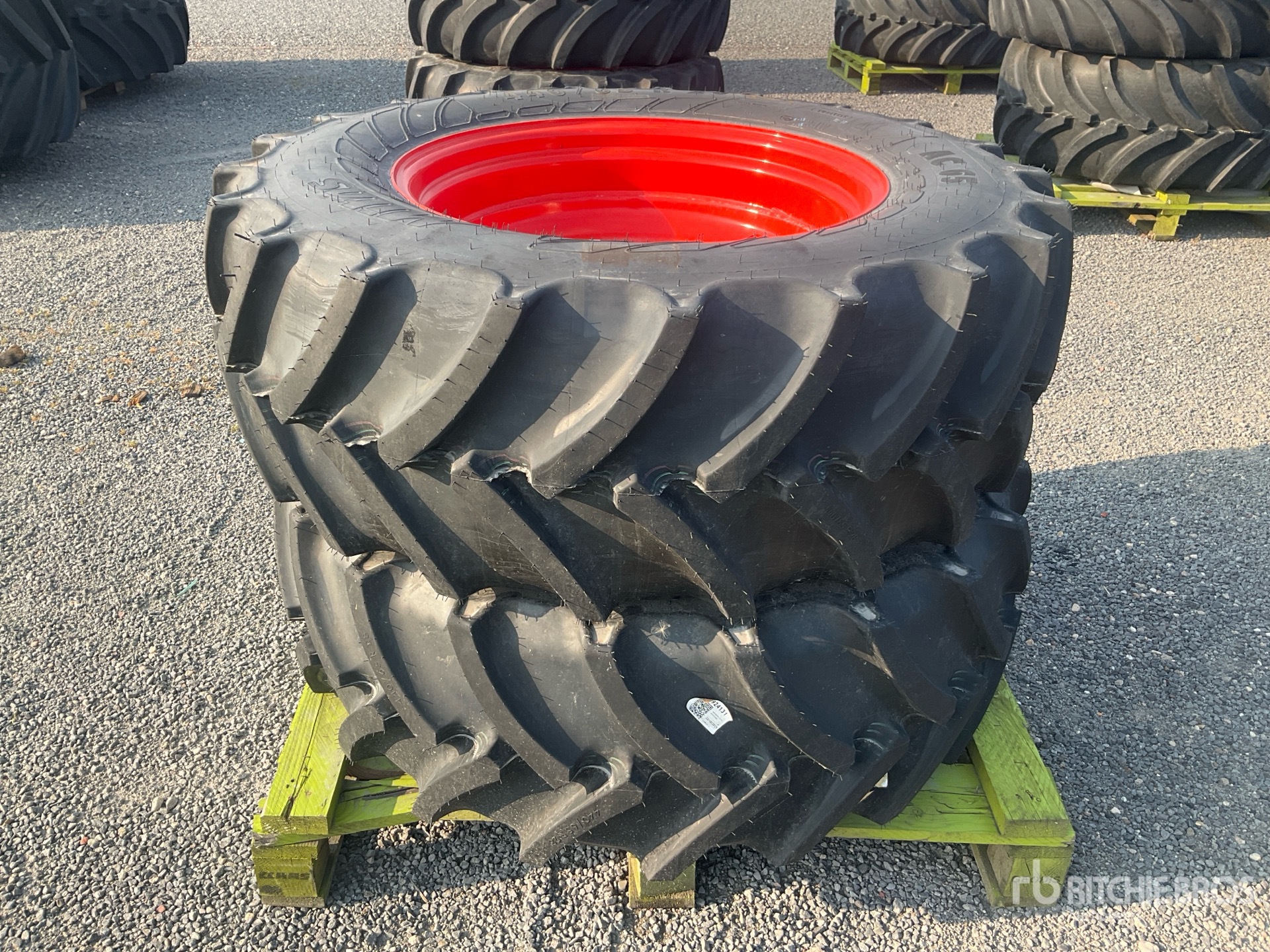 Quantity of (2) Mitas 134 A8 440/65R28 Wheels