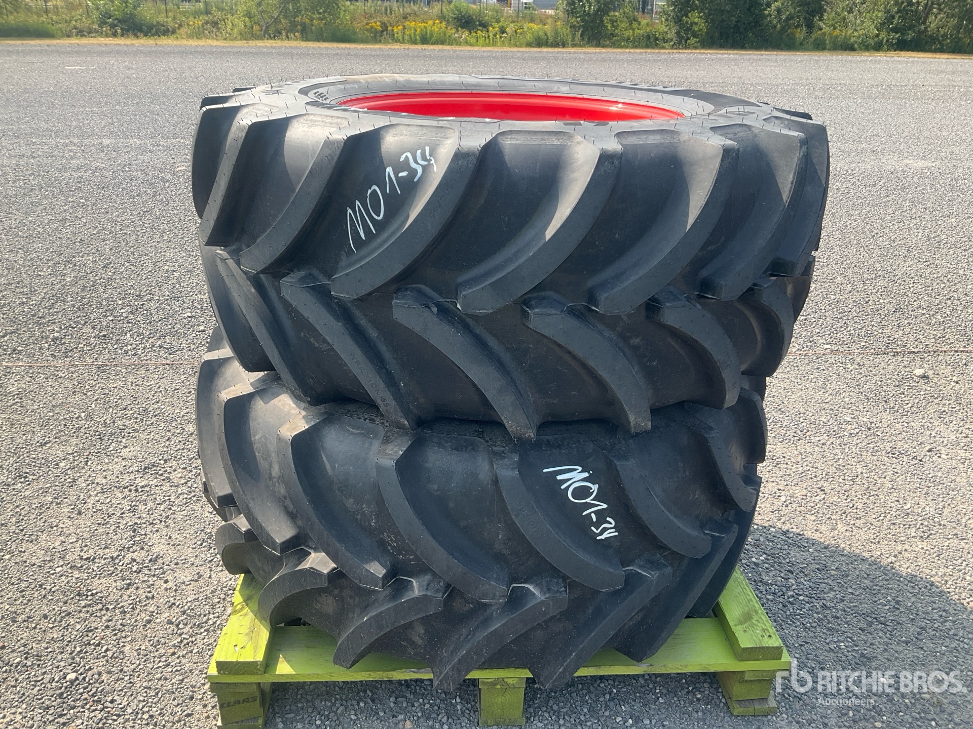 Quantity of (2) Vredestein 150D TRAXION65 540/65R30 Wheels