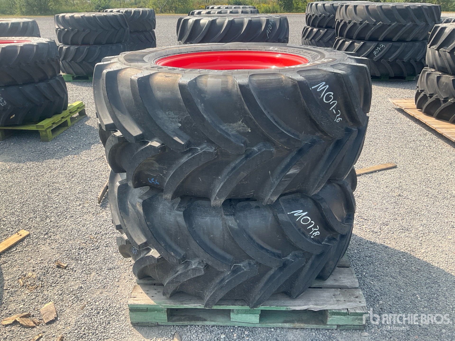 Quantity of (2) Vredestein 150D TRAXION65 540/65R30 Wheels