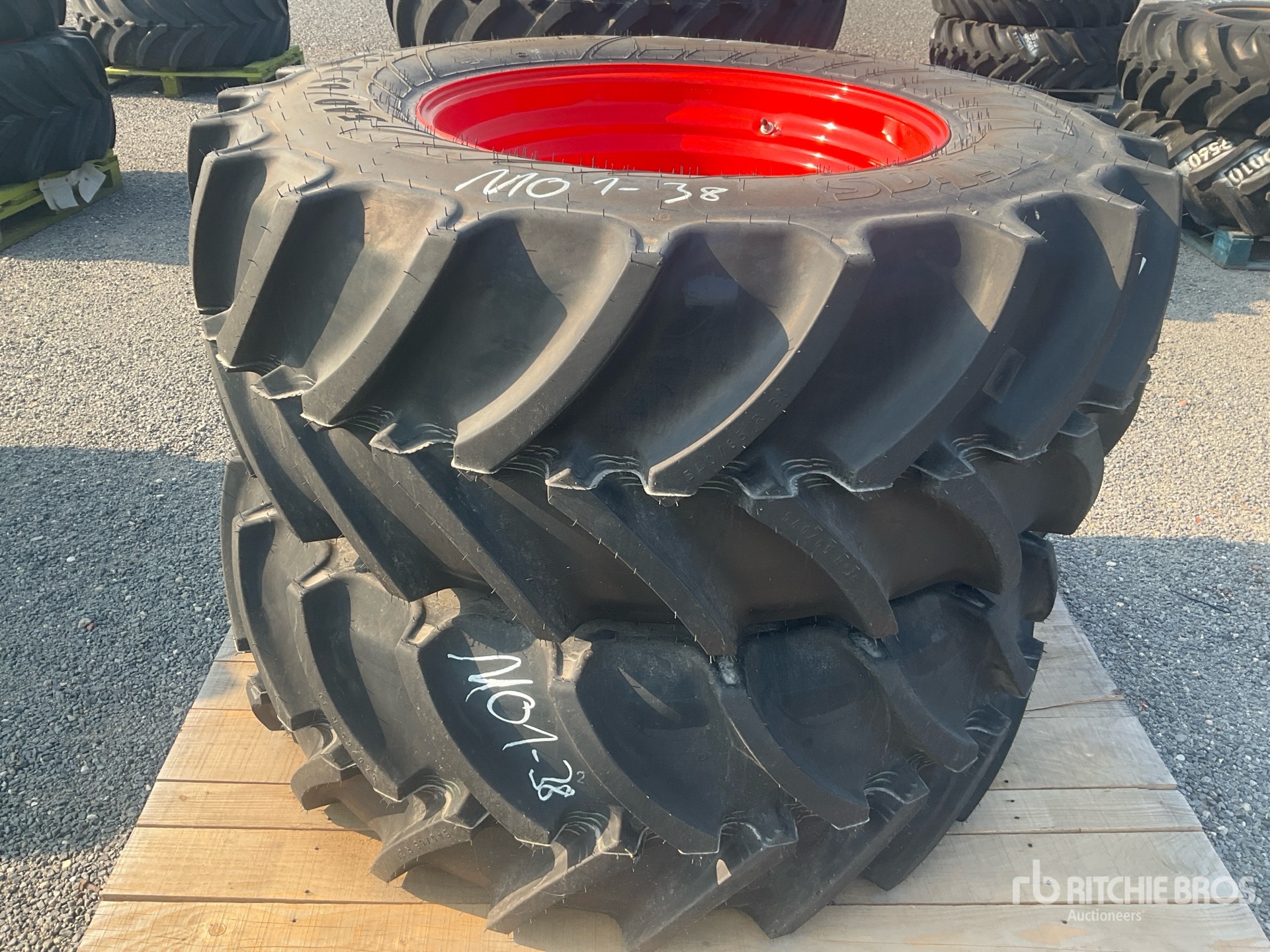 Quantity of (2) Mitas TL 150 D 540/65R30 AC65 Wheels