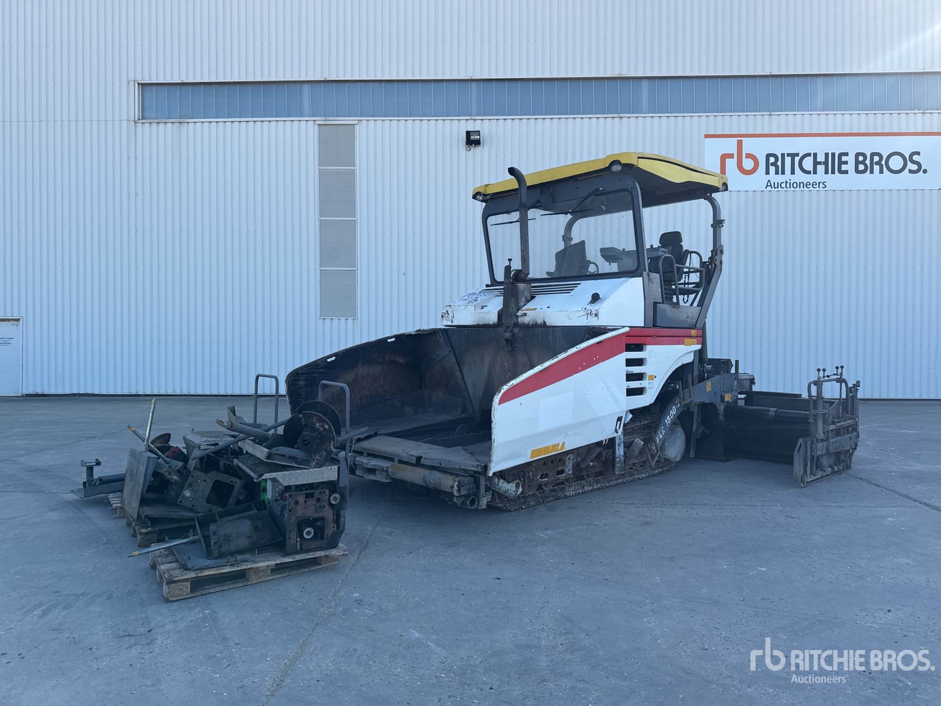 2011 Vogele S1800-2 Track Finisseur Sur Chenilles Asphalt Paver