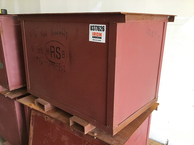 Lot of (8) 13 5/8" 1,000 PSI Blowout Preventer Rams Lot of (8) 13 5/8" 1,000 PSI Blowout Preventer Rams