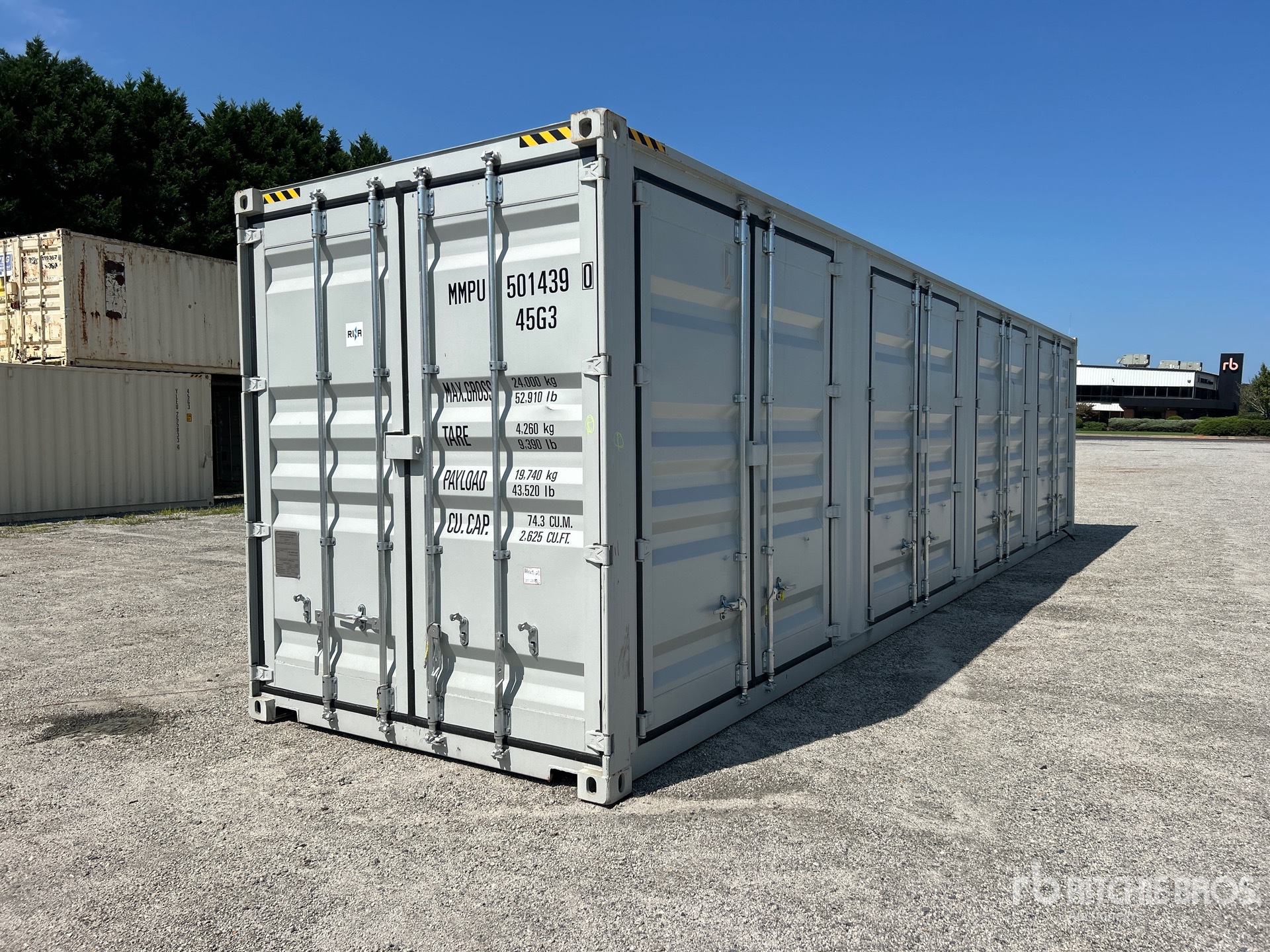 2026 40 ft High Cube Multi-Door Storage Container