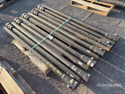Quantity of (11) 2 1/2 in Hex x 72 in FS Auger Extensions (Unused)
