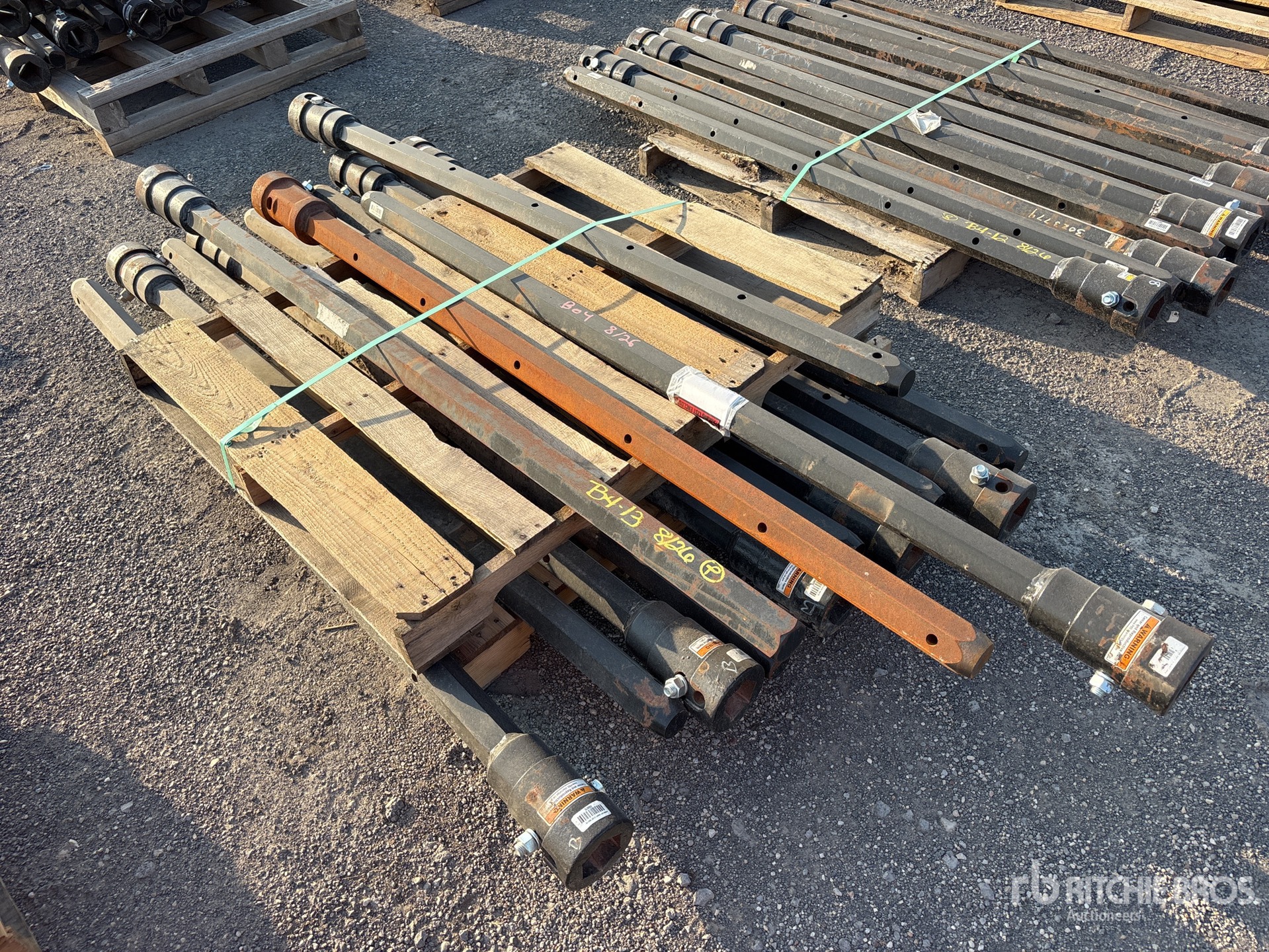 Quantity of (14) 2 1/2 in Hex x 72 in FS Auger Extensions (Unused)