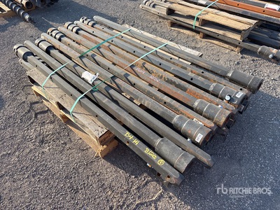 Quantity of (20) 2 5/8 in Hex x 72 in FS Auger Extensions (Unused)