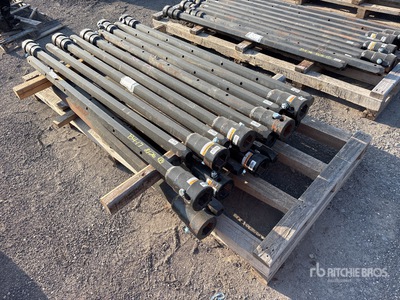 Quantity of (20) 2 1/2 in Hex x 72 in FS Auger Extensions (Unused)