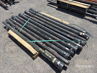 Quantity of (10) 2 5/8 in Hex x 72 in FS Auger Extensions Divers -Matériel de fourniture pour champs pétrolifères (Unused)
