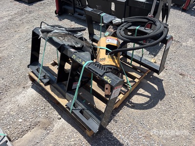 Quantity of (2) Belltec Skid Steer Auger