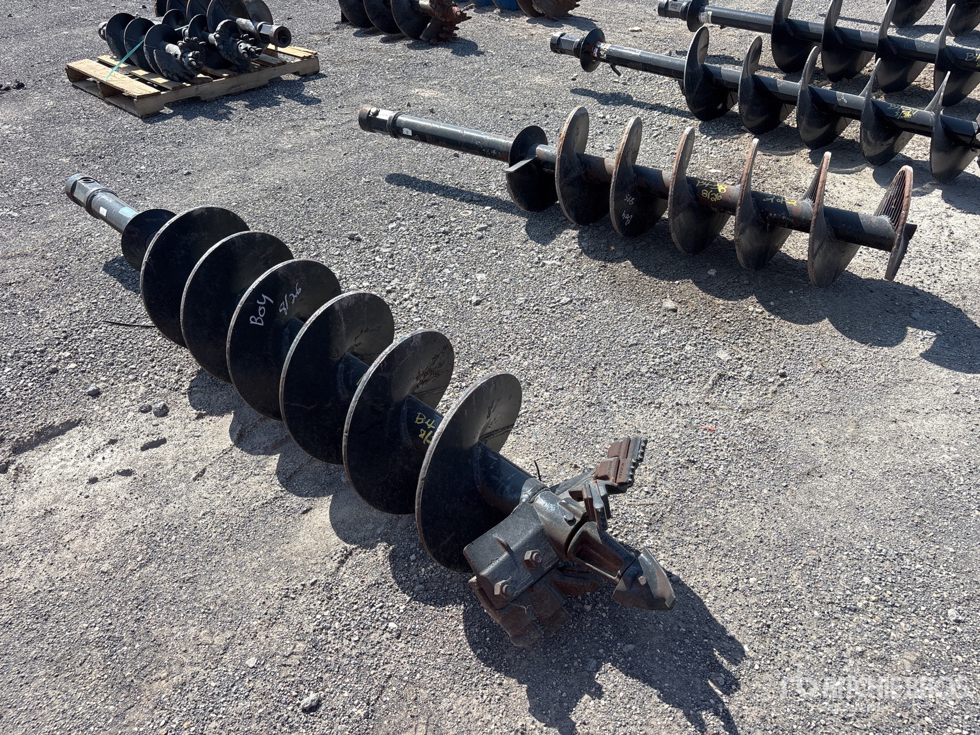 Quantity of (2) 18 in Digger Derrick 106 in OAL Auger Bit