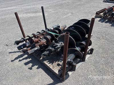 Quantity of (9) Assorted Auger Bit