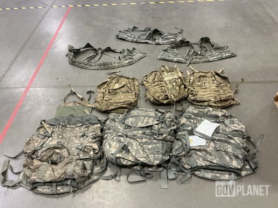 (13) Large Field Pack Sets, (8) Rucksack Packs & Assorted Items