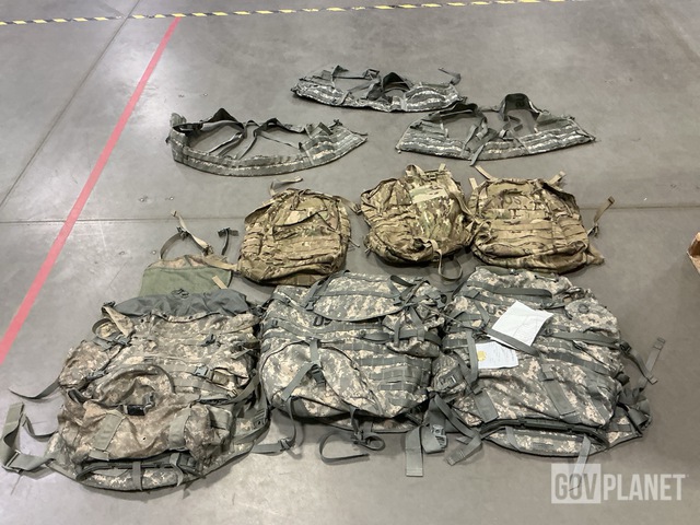 (13) Large Field Pack Sets, (8) Rucksack Packs & Assorted Items