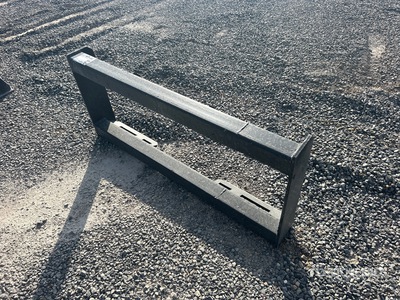 All-Star Skid Steer Attachment Mounting Plate (Unused)