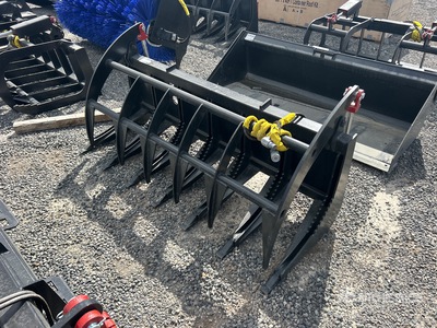 All-Star 72 in Skid Steer Root Rake (Unused)